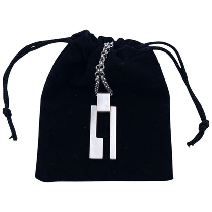 Vintage Gucci Silver Pendent Necklace