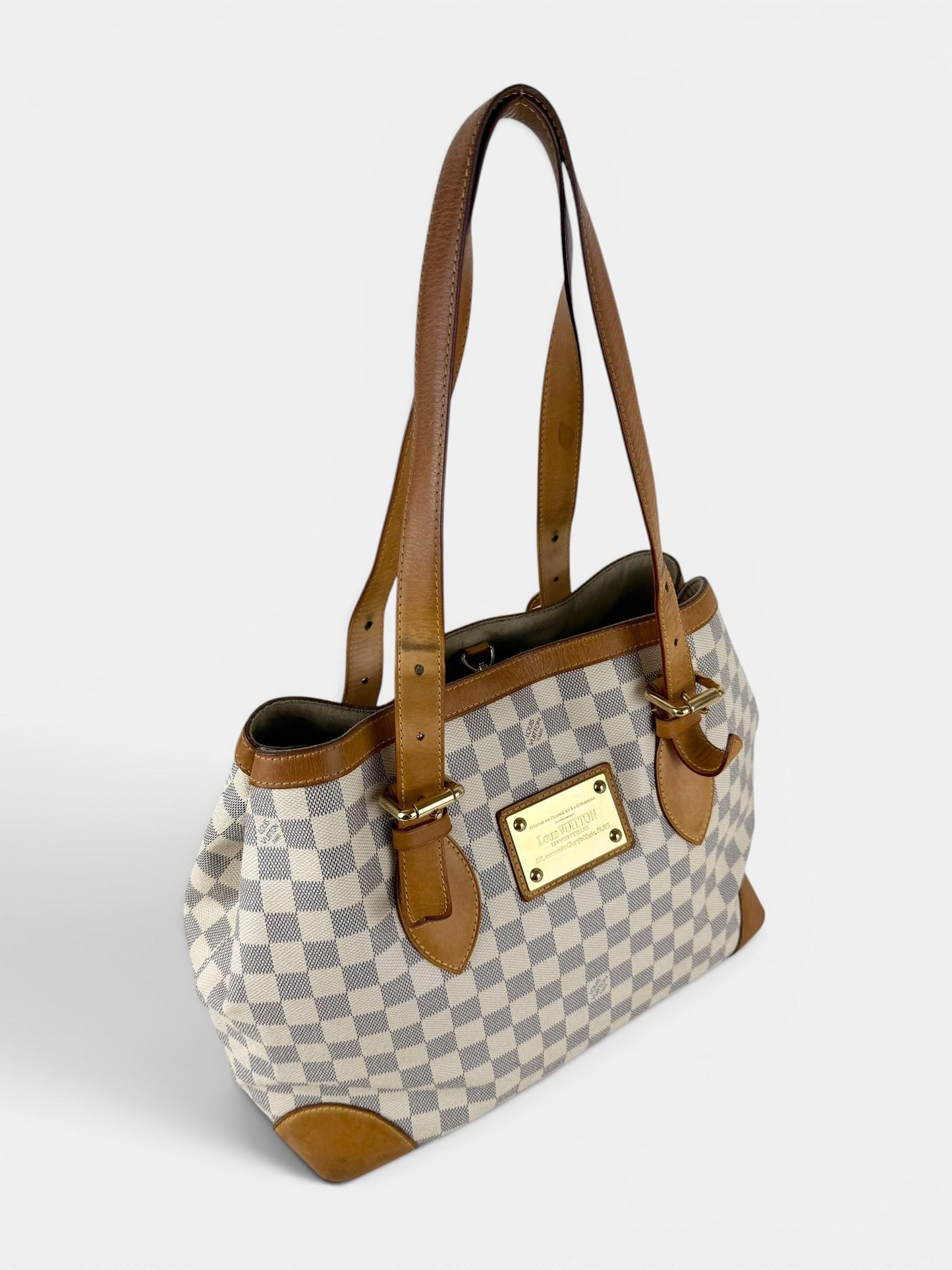 2007 Louis Vuitton Damier Azur Hampstead MM Handbag | O/S, Multicoloured