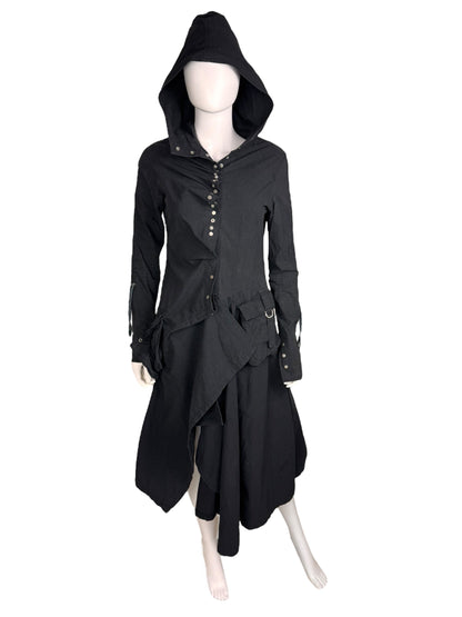 Valesi avant garde coat | XS, Black