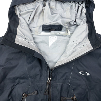 Oakley Zip Up Waterproof Jacket Size XL | XL, Black