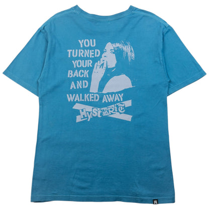Vintage 2000s Hysteric Glamour Walked Away Graphic T Shirt Size XS | XS, Blue
