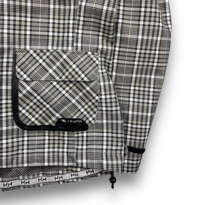 Helly Hansen Plaid Tech Jacket (XS) | Default Title, Black, White, Beige