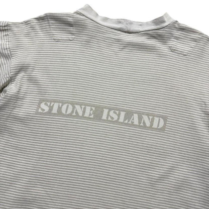 Stone Island 80's Marina Striped T-Shirt | Medium, Red
