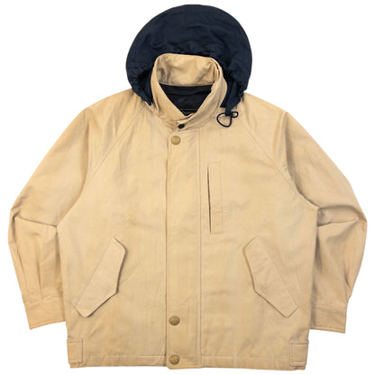 Vintage 90s Burberry Zip Up Jacket Size XS | XS, Beige