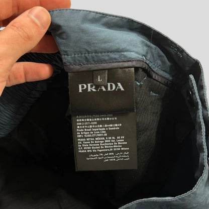 Prada Milano 2017 Rubber Logo Tech Trousers - M/L
