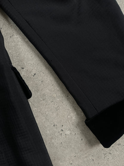Christian Dior Monsieur 1990s Velvet Tuxedo Three Piece Suit - 44L/W30