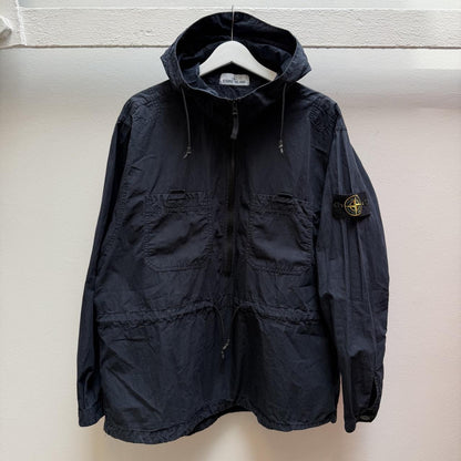 Stone Island Hooded Smock Jacket (L) | Large, Navy