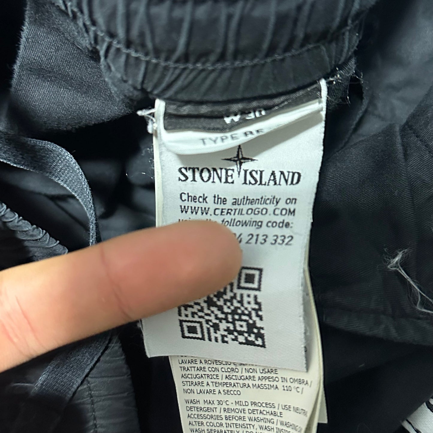 Stone Island Parachute Cargo Trousers