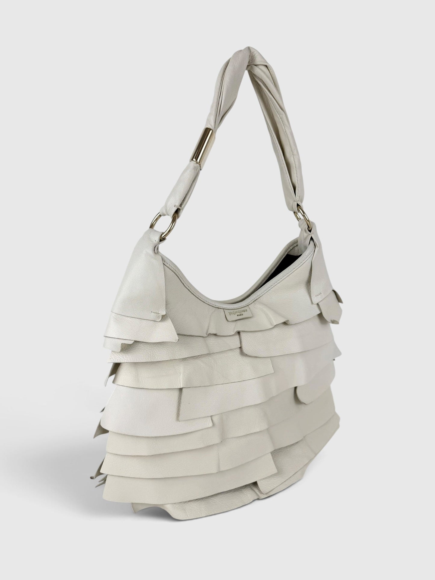 2000s YSL Saint Tropez Handbag | O/S, Cream