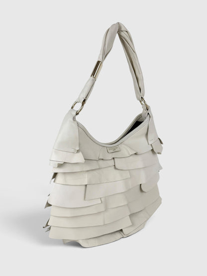 2000s YSL Saint Tropez Handbag | O/S, Cream