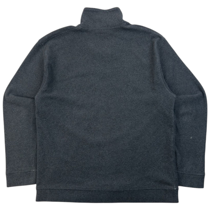 Vintage 2000s YSL Yves Saint Laurent Q Zip Fleece Sweatshirt Size M | Medium, Grey