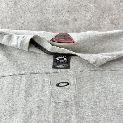 Oakley Software 2000s heavyweight rubber logo t-shirt (M)