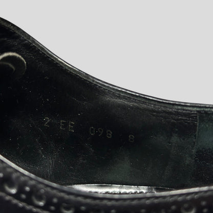 Prada Air Levitate Brogues Black Leather Derby Shoes - UK9 | DEFAULT TITLE, Black