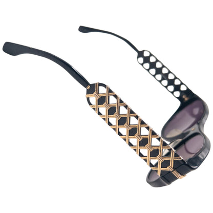 Vintage 2000s YSL Yves Saint Laurent Pattern Sunglasses | O/S, Multicoloured