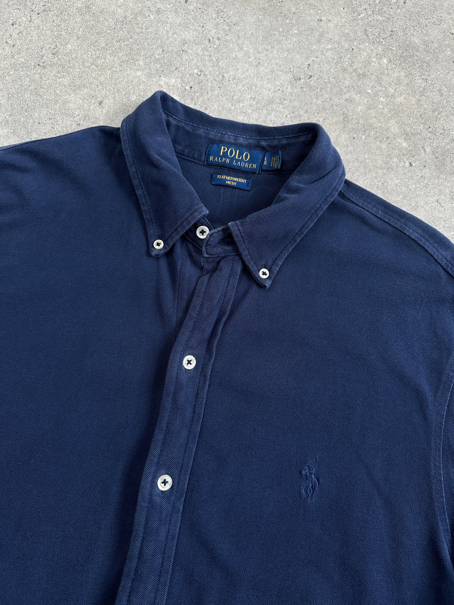 Ralph Lauren Polo Pure Cotton Logo Shirt - XL