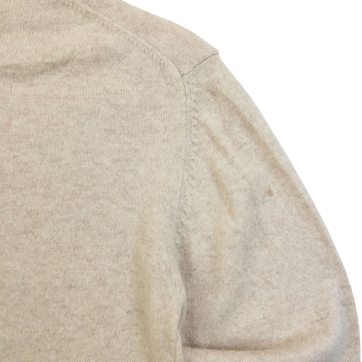Vintage 90s Balenciaga Cashmere Turtleneck Jumper Womens Size S | Small, Cream