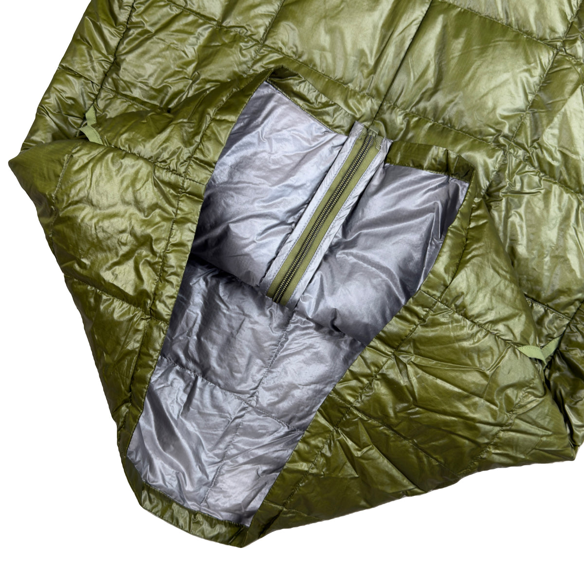 Montbell Superior Down Parka Puffer Jacket In Khaki Green (L) | Large, Green