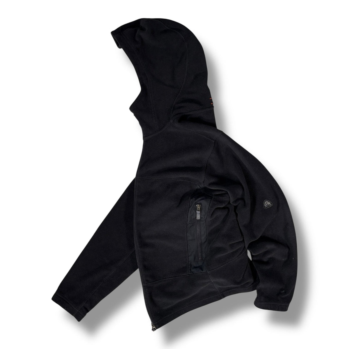 Nike ACG 00’s Two Tone Hooded Fleece Jacket M | Medium, Black