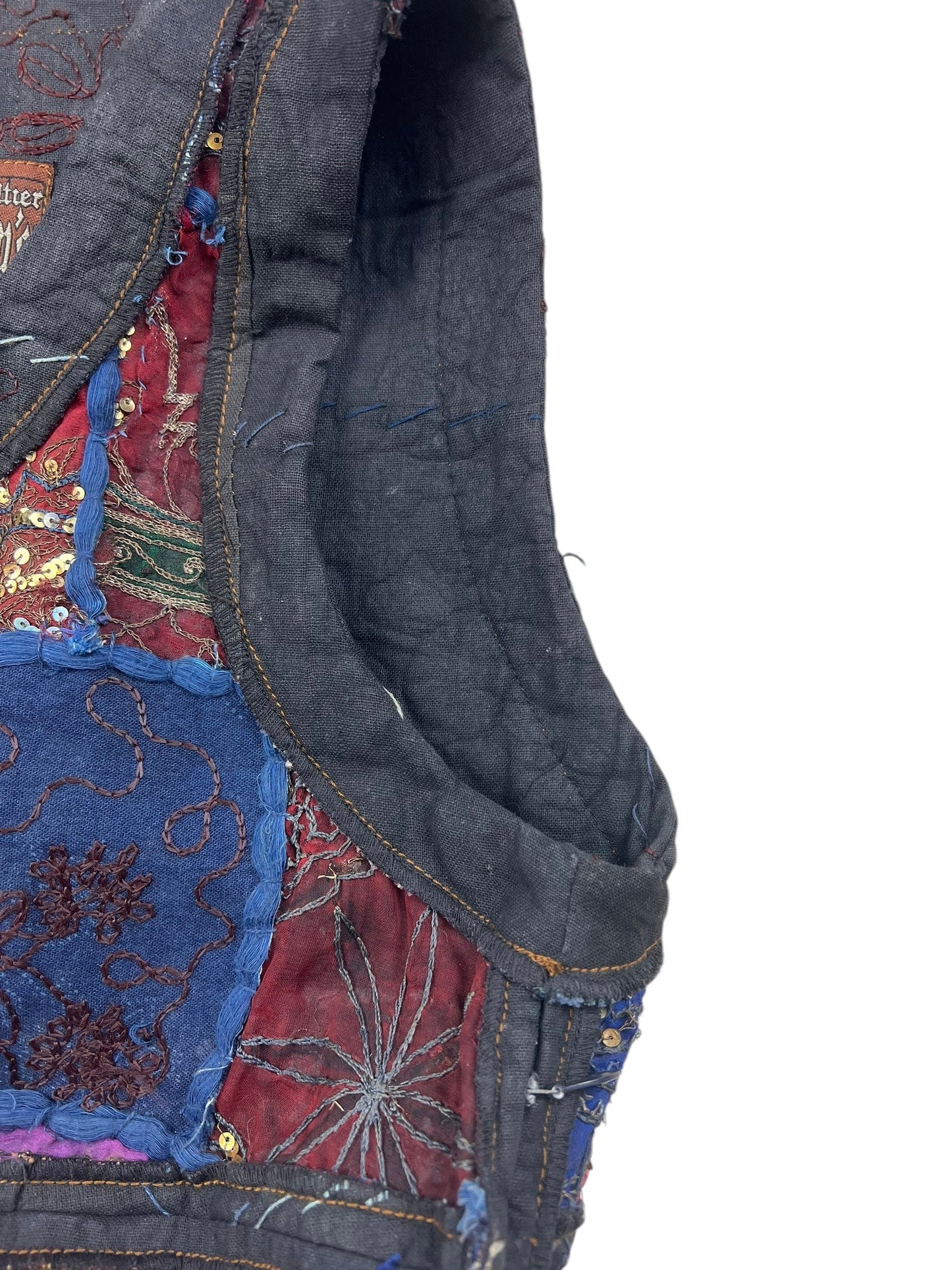 Jean Paul Gaultier S/S 1999 sequin patchwork dress