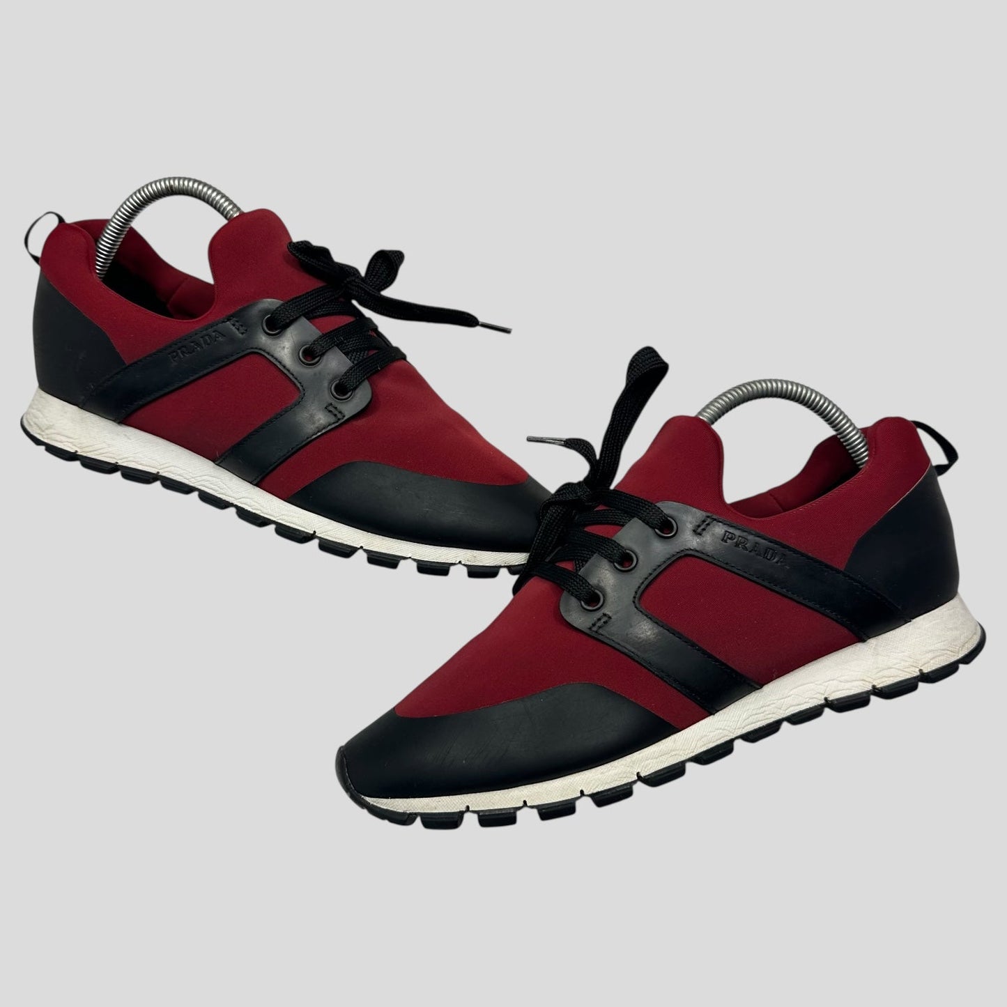 Prada Matchrace Light Neoprene Trainers - UK7 | DEFAULT TITLE, Red and Black