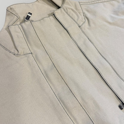 Maharishi Womens Asymmetrical Cotton Canvas Smock XS