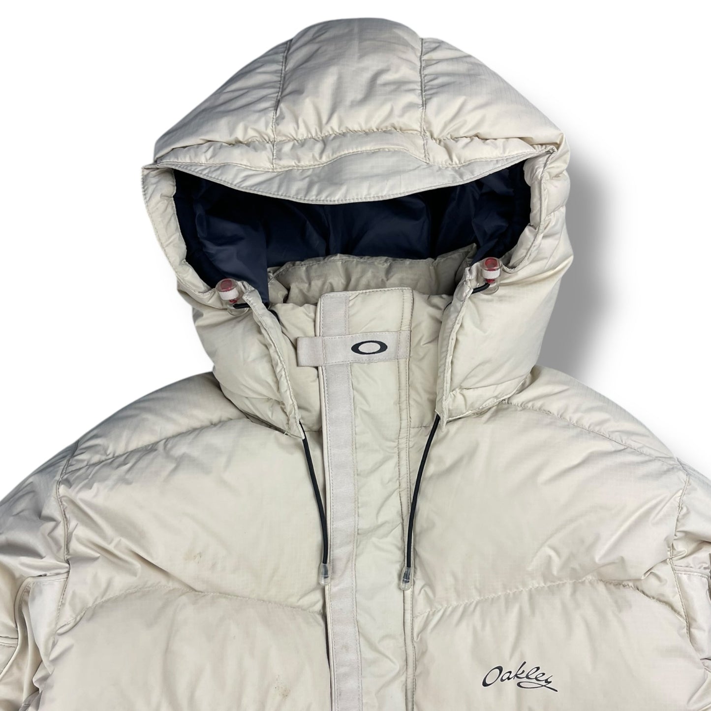 2000's Oakley Down Filled Puffer Jacket (M) | Default Title, Cream