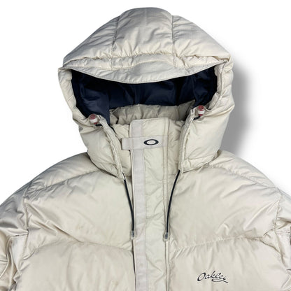 2000's Oakley Down Filled Puffer Jacket (M) | Default Title, Cream