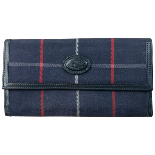 Vintage Burberry Nova Check Purse | O/S, Navy