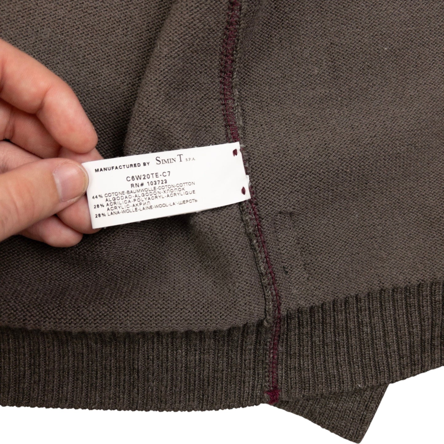 Vintage Armani Jeans Zip Up Jumper Size M