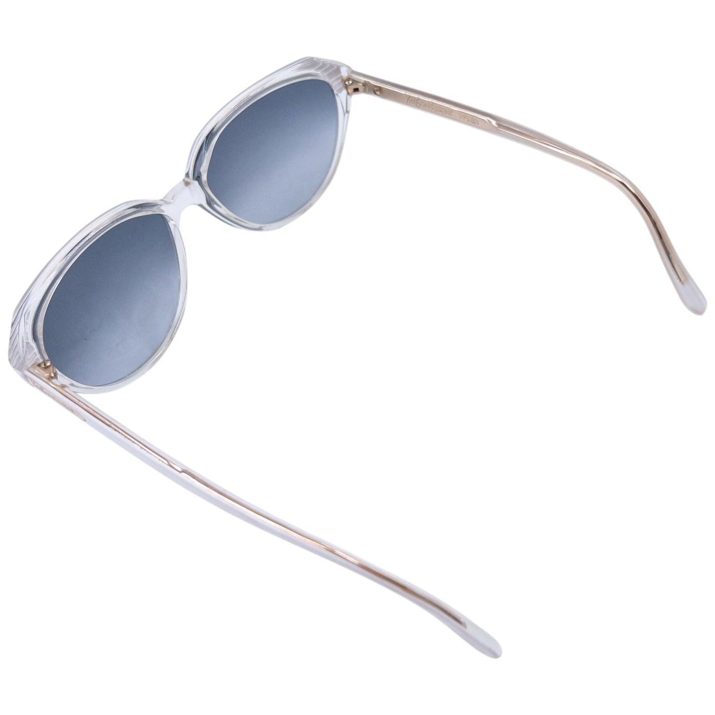 Vintage 90s YSL Yves Saint Laurent Embossed Sunglasses | O/S, Blue