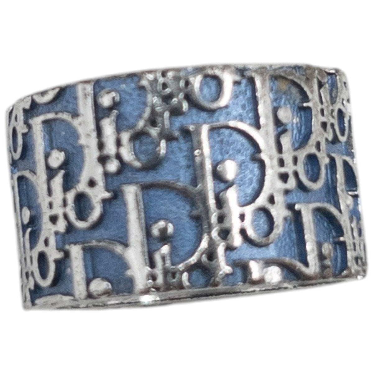 Vintage 2000s Dior Monogram Number Ring | O/S, Blue