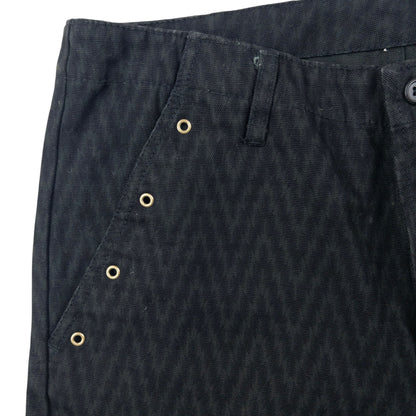 Vintage 2000s PPFM Zig-Zag Pattern Denim Jeans Size W31 | W31, Black