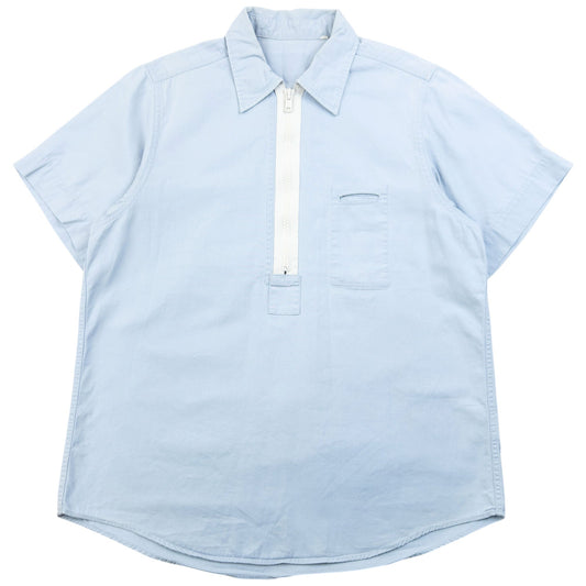 Vintage Engineered Garments Q Zip Shirt Size M | Medium, Blue