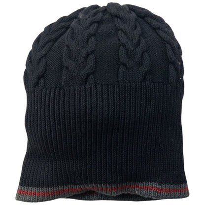 Vintage 2000s Gucci Wool Knit Beanie Hat Size L | Large, Black