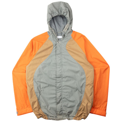 Vintage 2009 Comme Des Garçons SHIRT Curve Panel Jacket Size L | Large, Orange, Grey, Beige