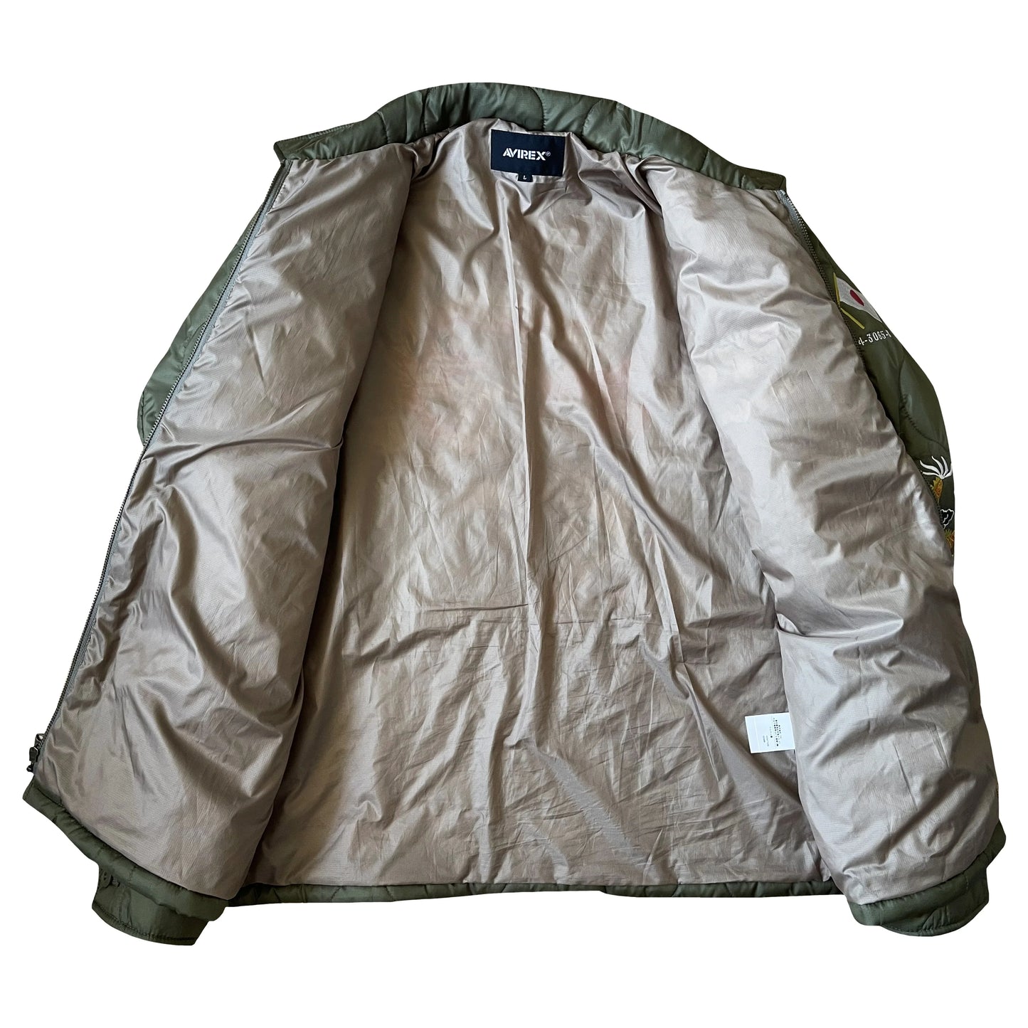 Avirex Quilted M65 Military Jacket - L