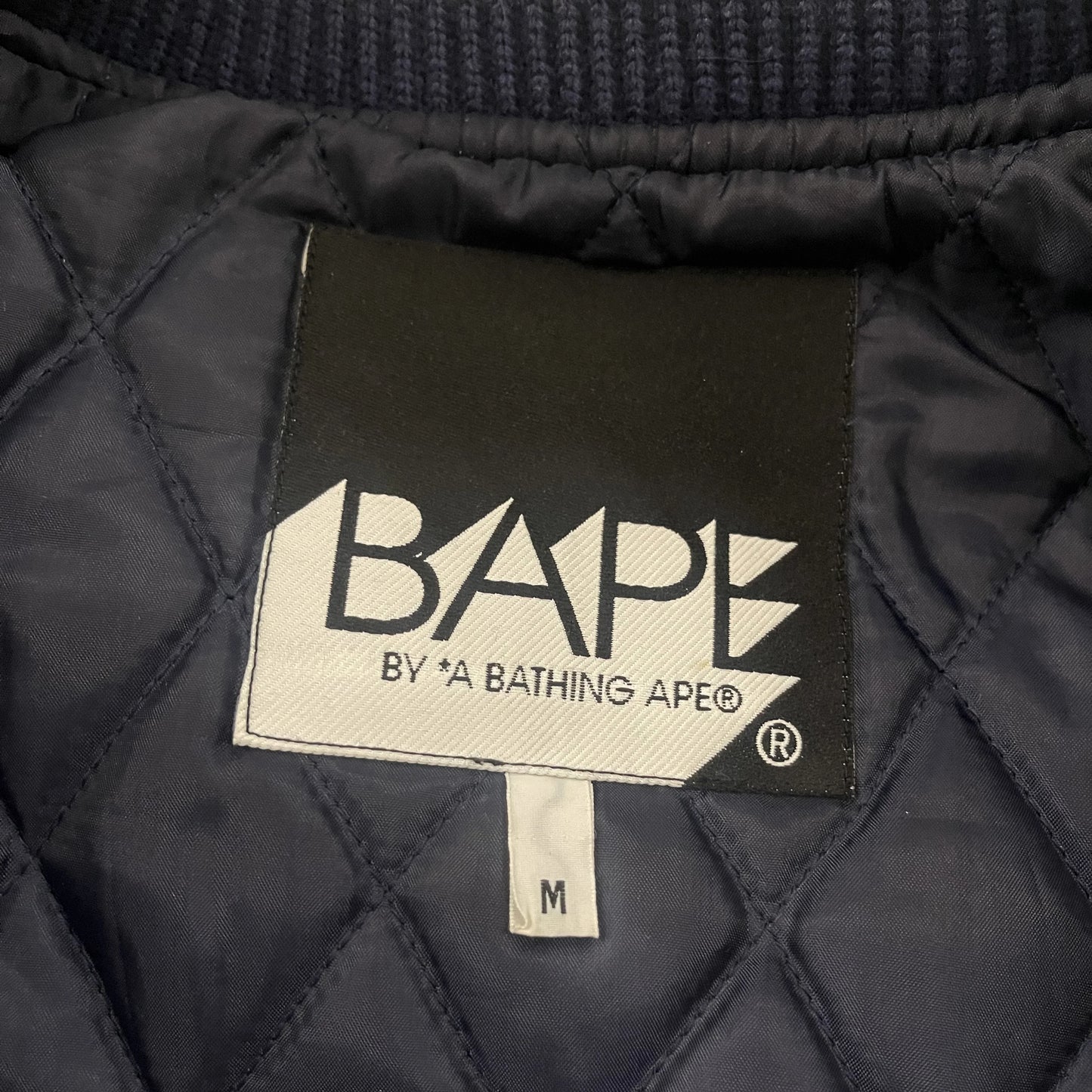 Bape Busy Works 07 Varsity Jacket - M