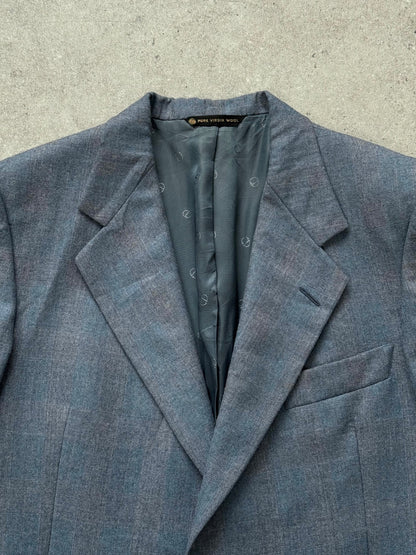 Christian Dior Paris 1980s Pure Wool Check Blazer - 40R/L