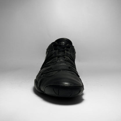 Marithé + François Girbaud Laced Leather Ballet Shoes (2000s)