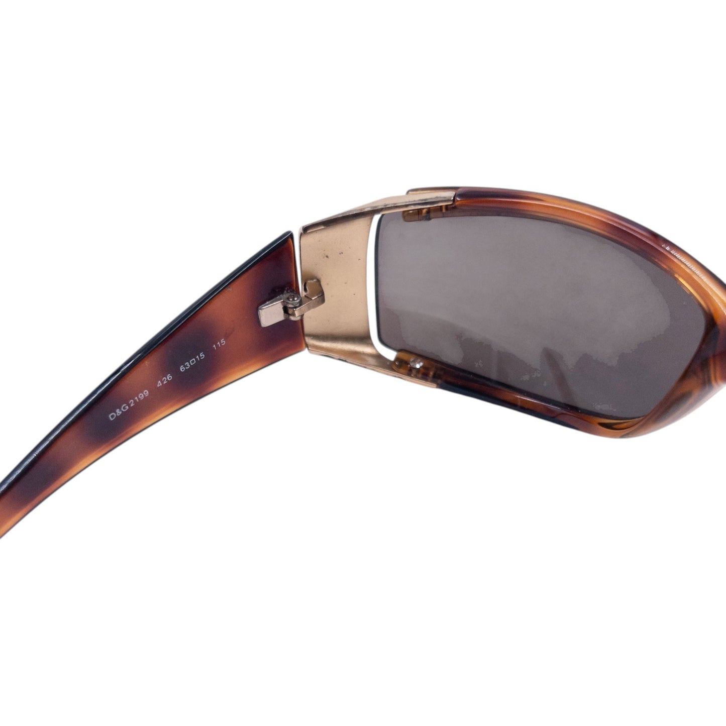 Vintage 2000s Dolce & Gabbana Tortoise Shell Sunglasses | O/S, Brown
