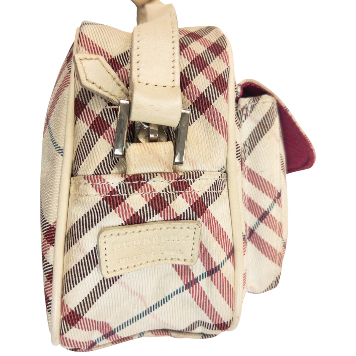 Vintage 2000s Burberry Blue Label Nova Check Crossbody Bag | O/S, Blue
