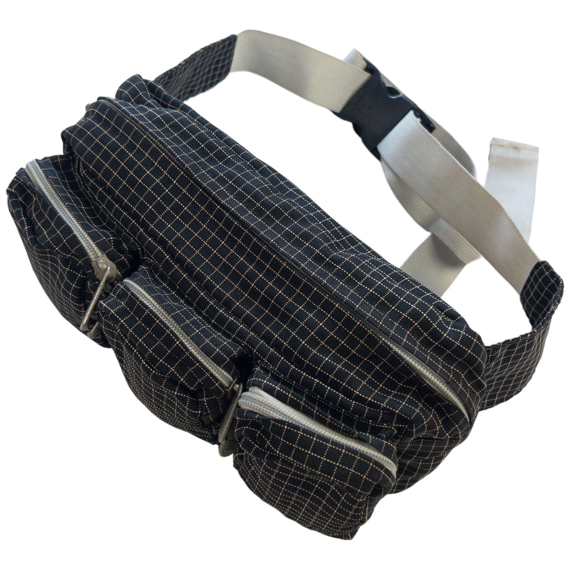 Vintage Nike Multi Pocket Grid Bum Bag - Known Source