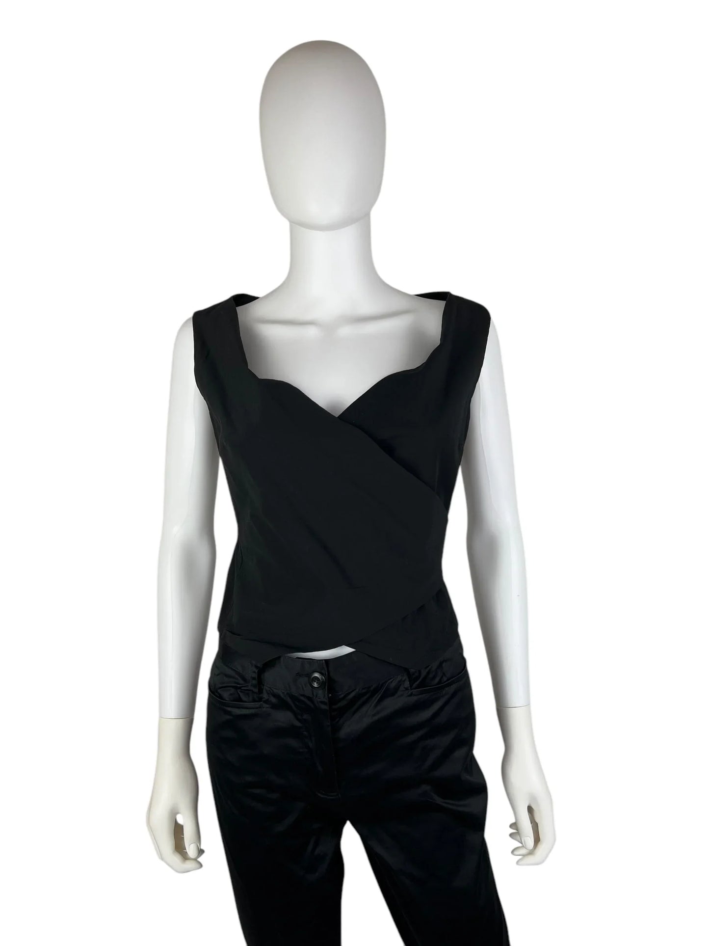 Dries van Noten mid 1990s wrap top