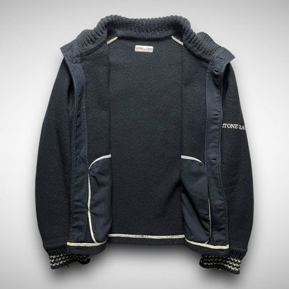 Stone Island Wool Button-Up Jacket (AW2002)