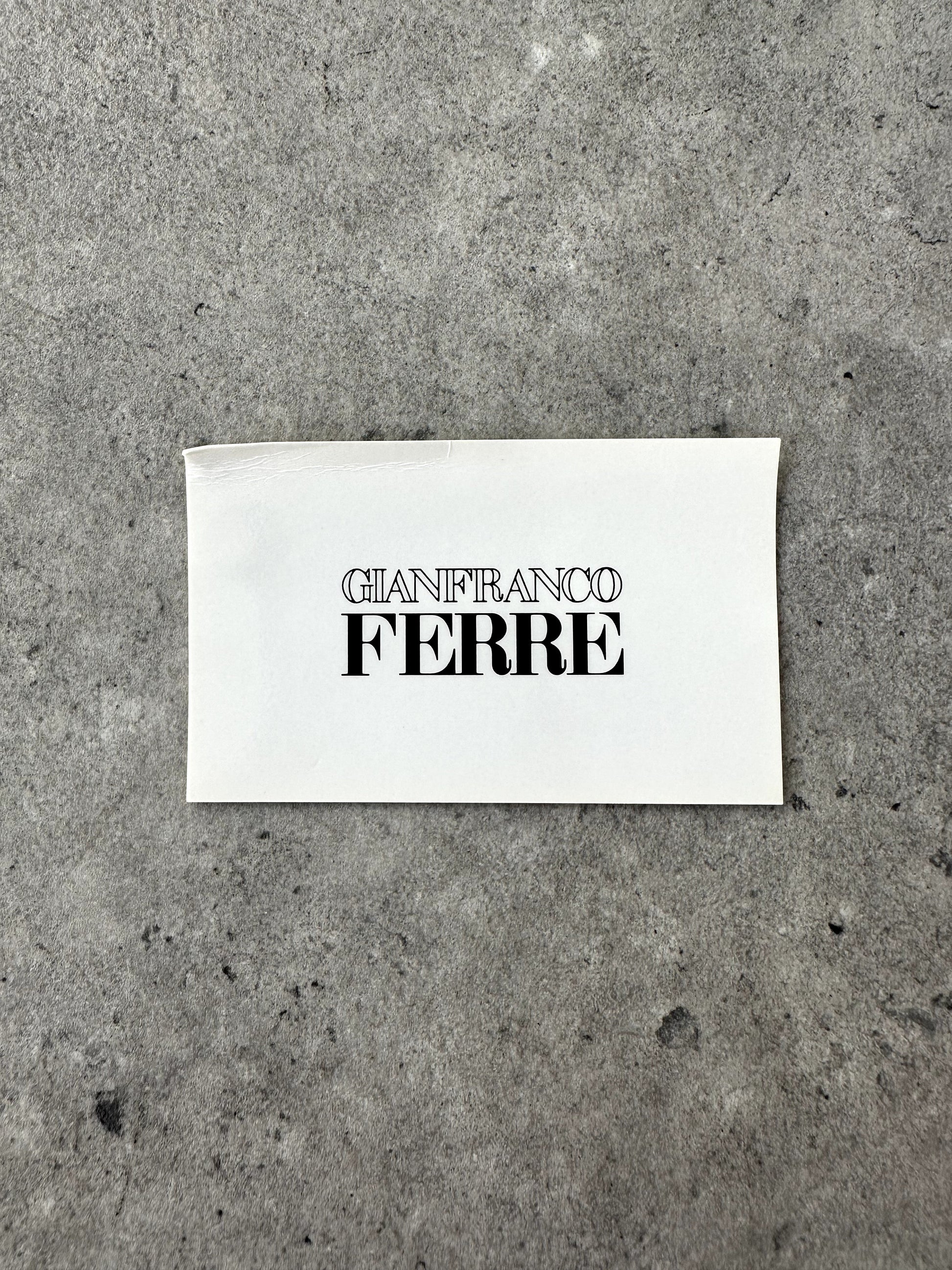Gianfranco Ferre 2000s Logo Shoulder Bag