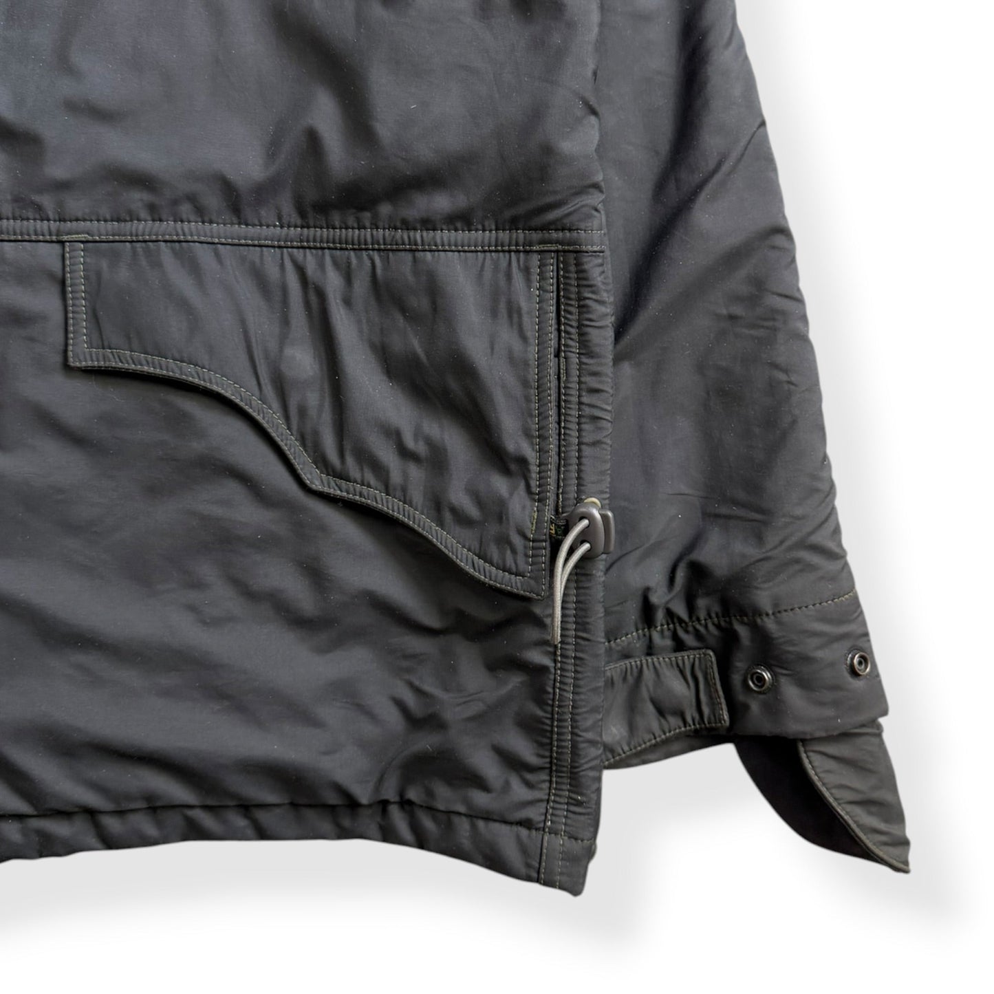 AW99/00 Maharishi Shower Repellent Waxed Jacket (L) | Large, Red