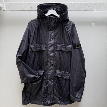 Stone Island Lamy Flock Parka Jacket (XXL) | XXL, Blue