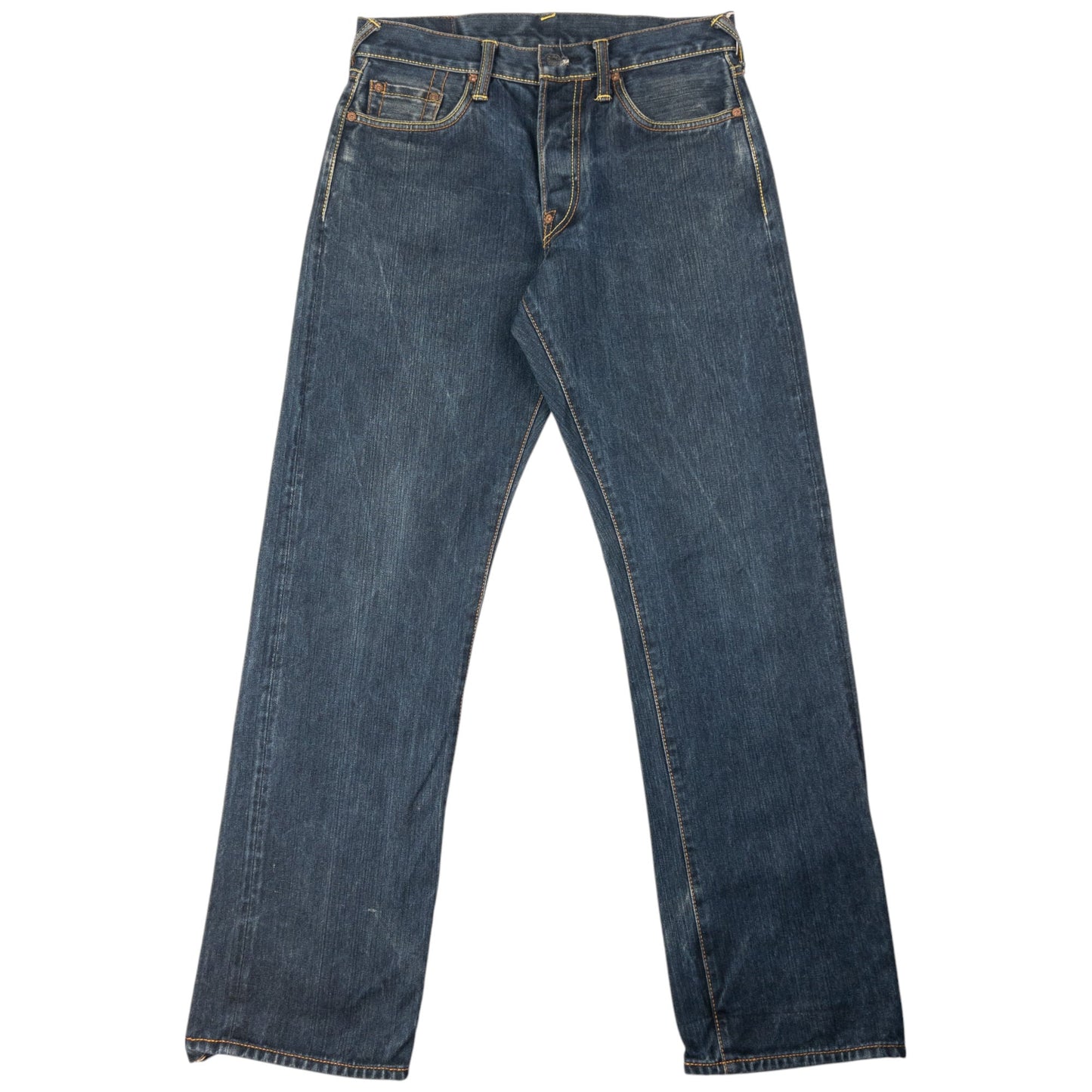 Vintage Evisu Double Gull Embroidered Japanese Denim Jeans Size W29