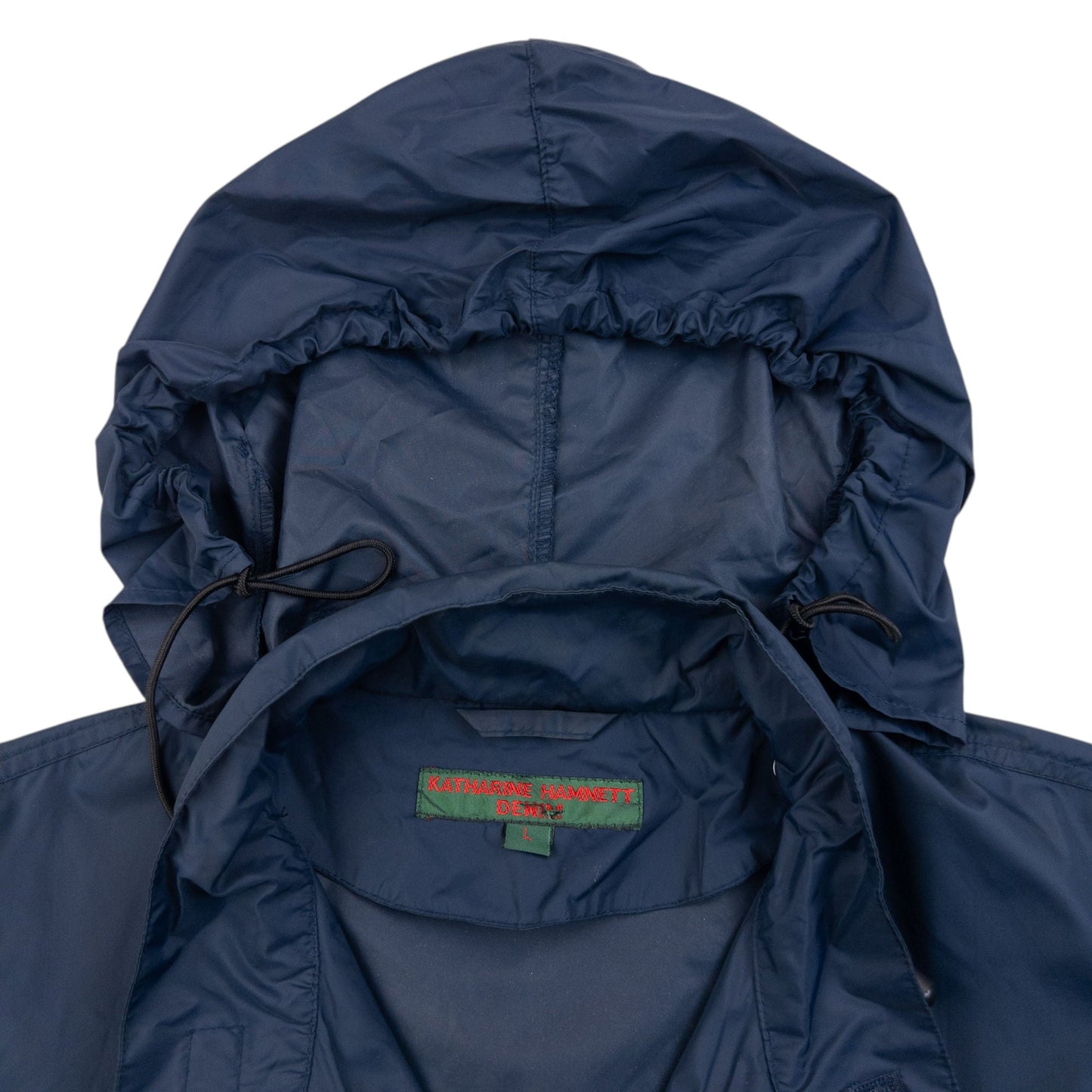 Vintage 90s Katharine Hamnett Zip Up Jacket Size L | Large, Navy