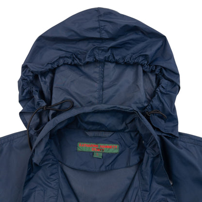 Vintage 90s Katharine Hamnett Zip Up Jacket Size L | Large, Navy
